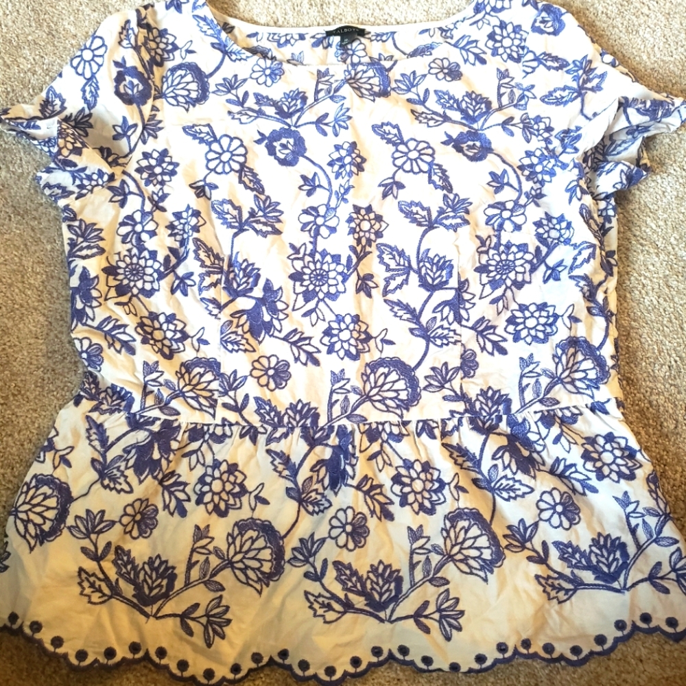 Talbot's Peplum Top